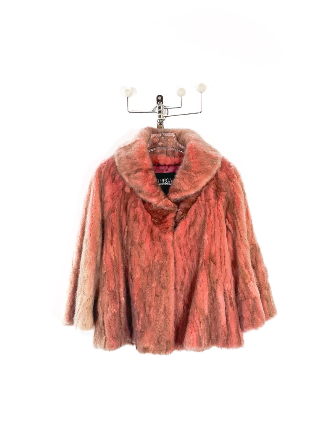 리가 핑크 밍크 퍼 자켓 상품이미지1