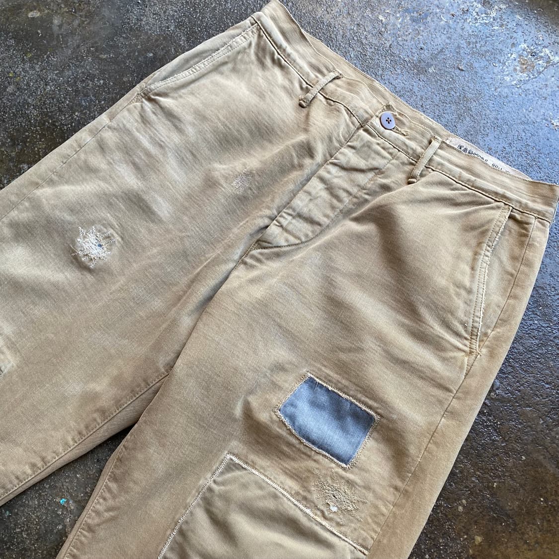 (M) 캐피탈 패치워크 팬츠 상품이미지2