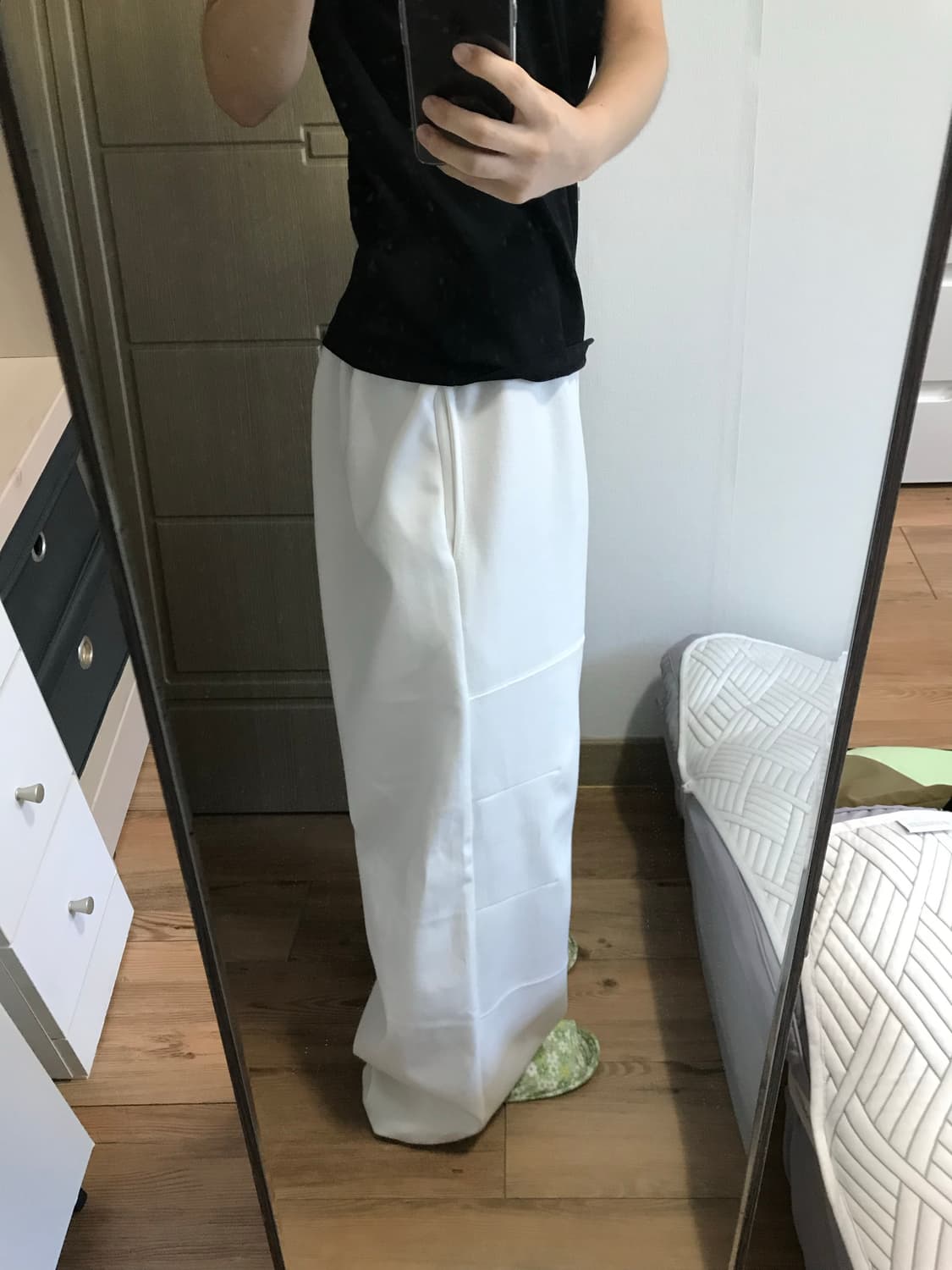 화이트 스웻팬츠 상품이미지3