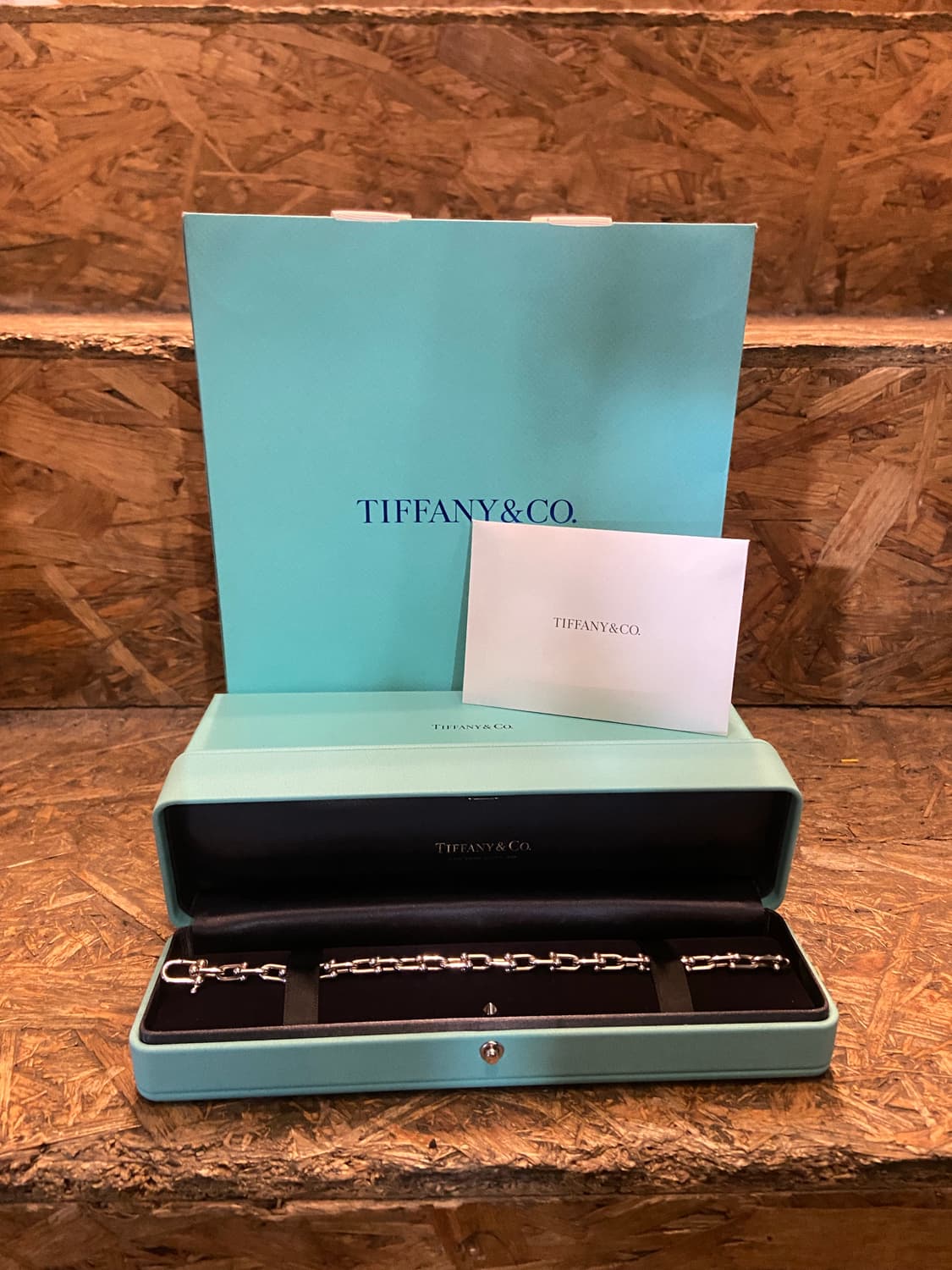 Tiffany&Co 티파니 하드웨어 스몰링크 팔찌(M)브레이슬릿 상품이미지6