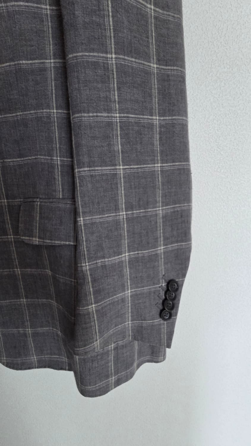 Z Zegna 체크 블레이저 48R 상품이미지5