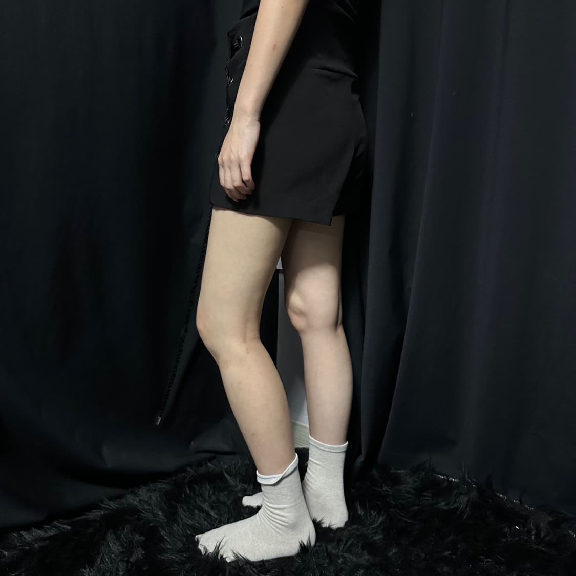 🎸블랙 아일렛 스커트 팬츠🎸 상품이미지2