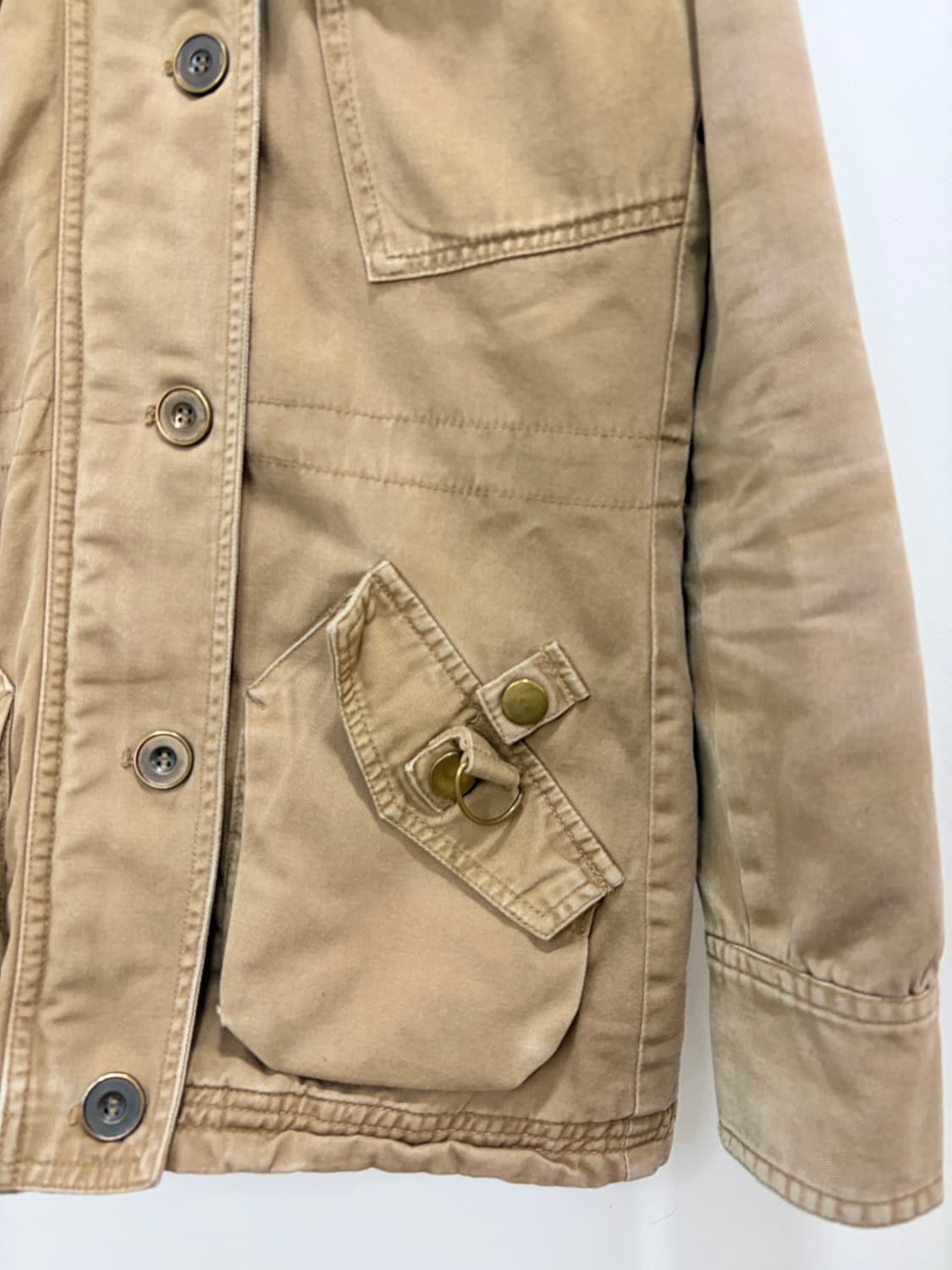 Spiga 브라운 카고 후드 워크 자켓 상품이미지6