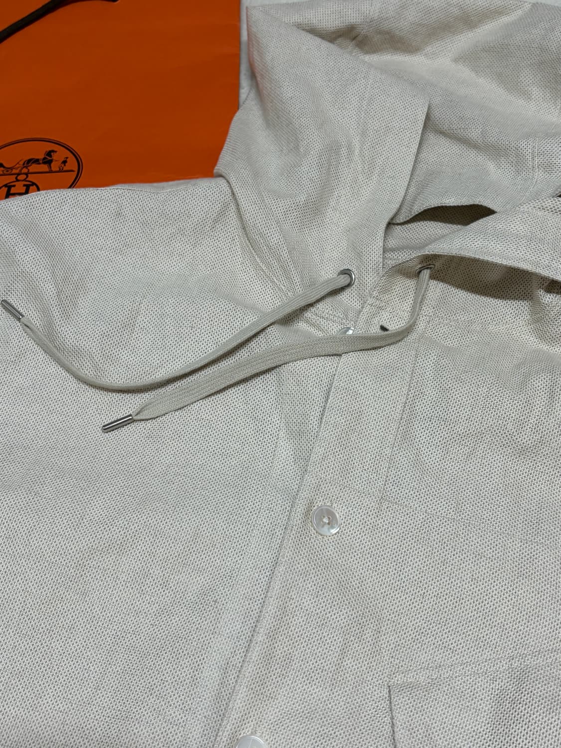 (매장판) 에르메스 후드 자켓 40 에르메스 린넨 코튼 후드 자켓 105 상품이미지6