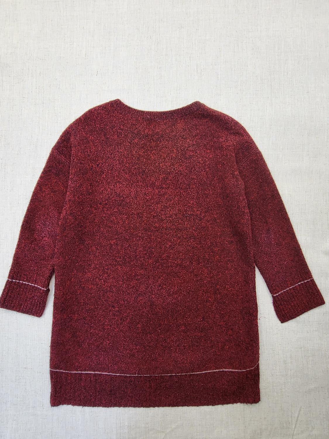 KUHO 버건디 니트 탑 s 상품이미지7