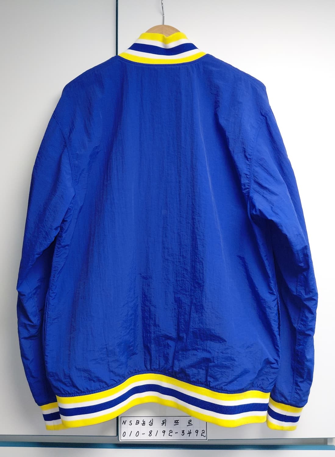 [L]미첼앤네스 골든스테이트 워리어스 어센틱 웜업 자켓 상품이미지10