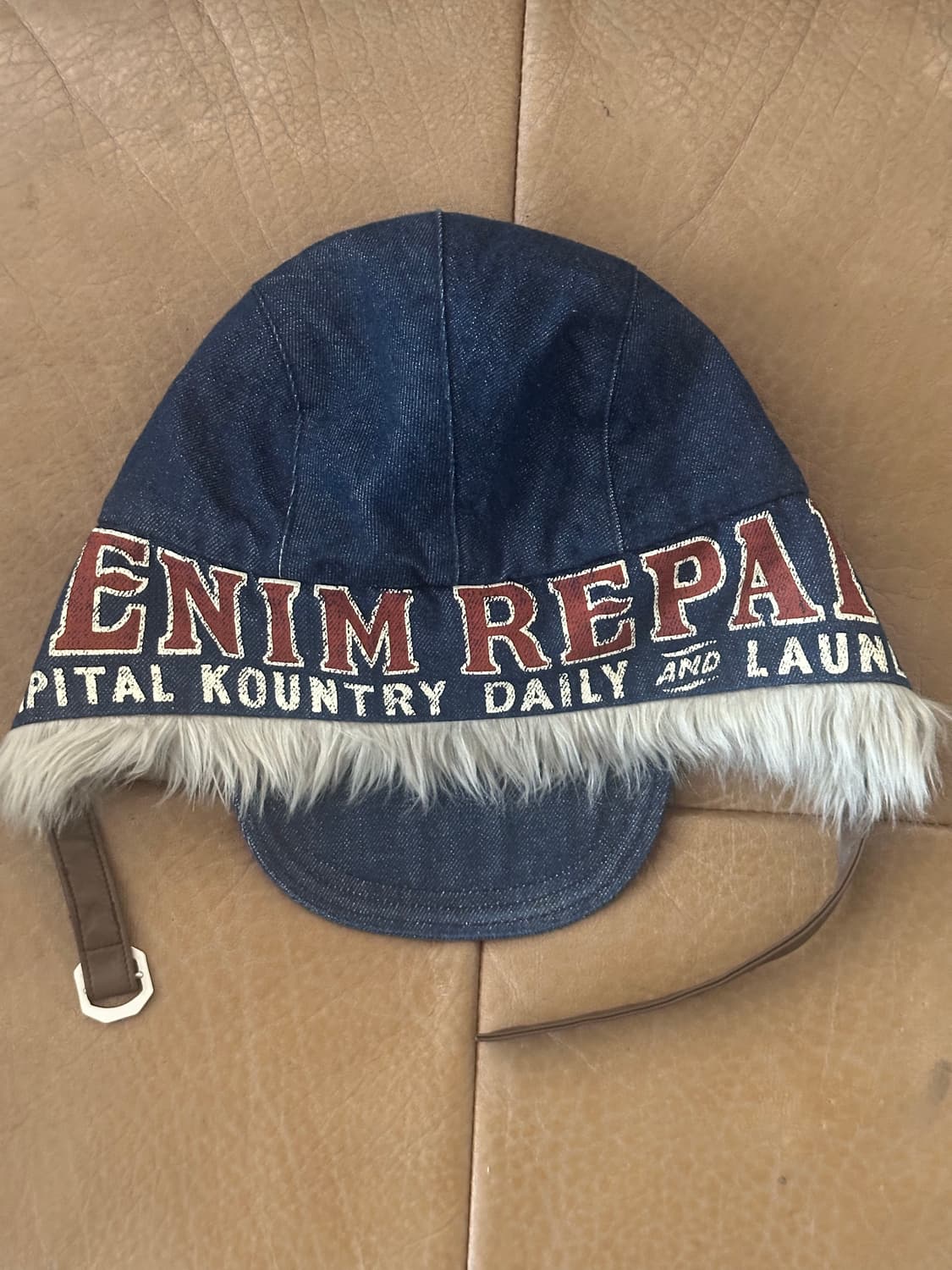 캐피탈 데님 런드리 헌터캡 Kapital Denim Laundry cap 상품이미지3