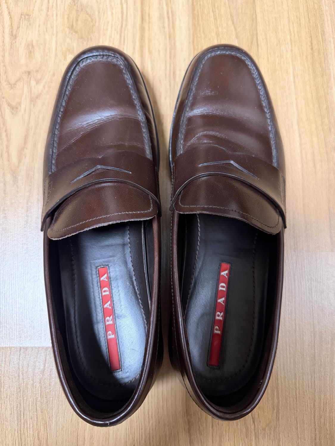 프라다 스포츠 다크브라운 로퍼 uk6 255-260  상품이미지3