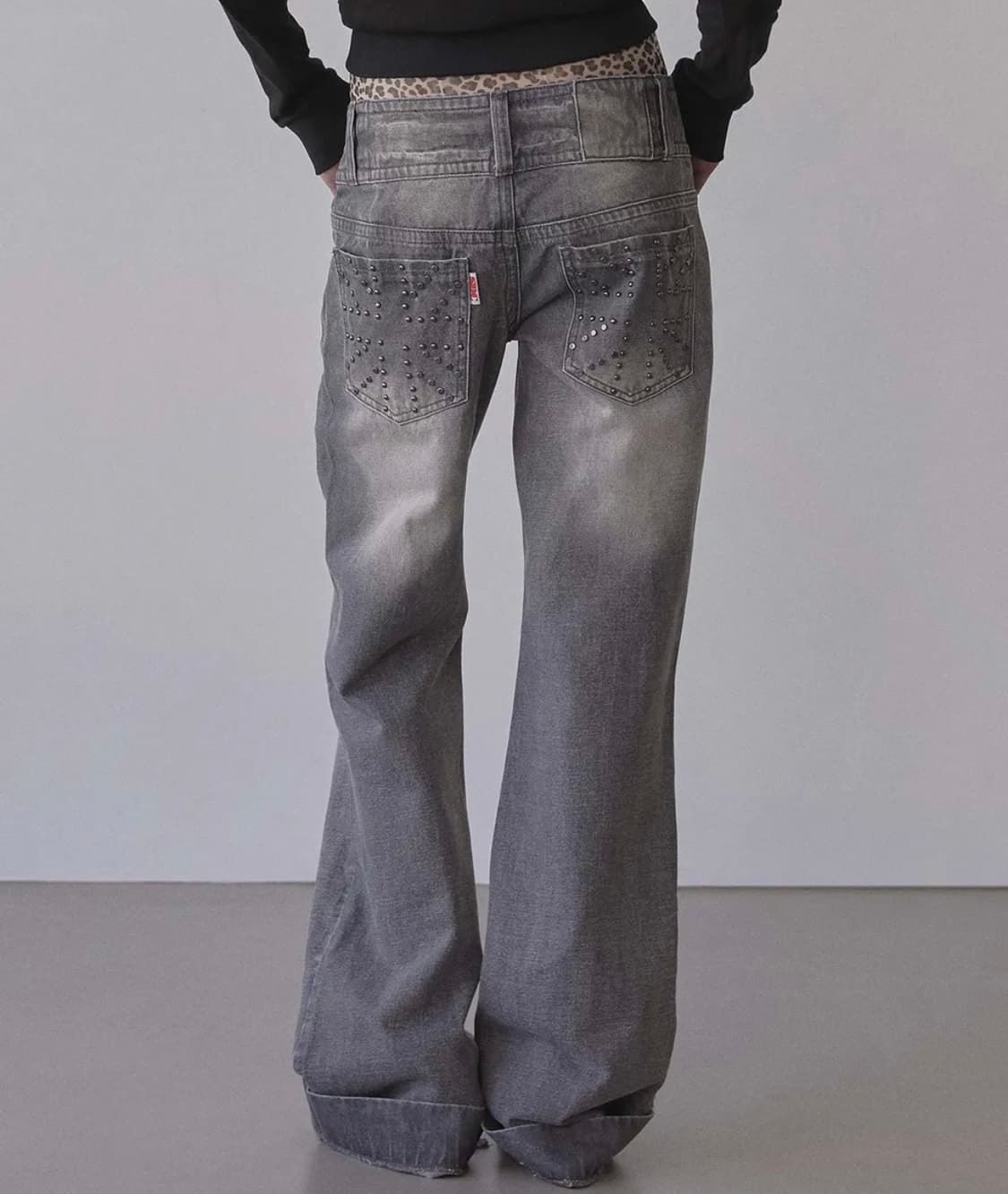 새상품)스컬프터 유니온 잭 데님 그레이 상품이미지1