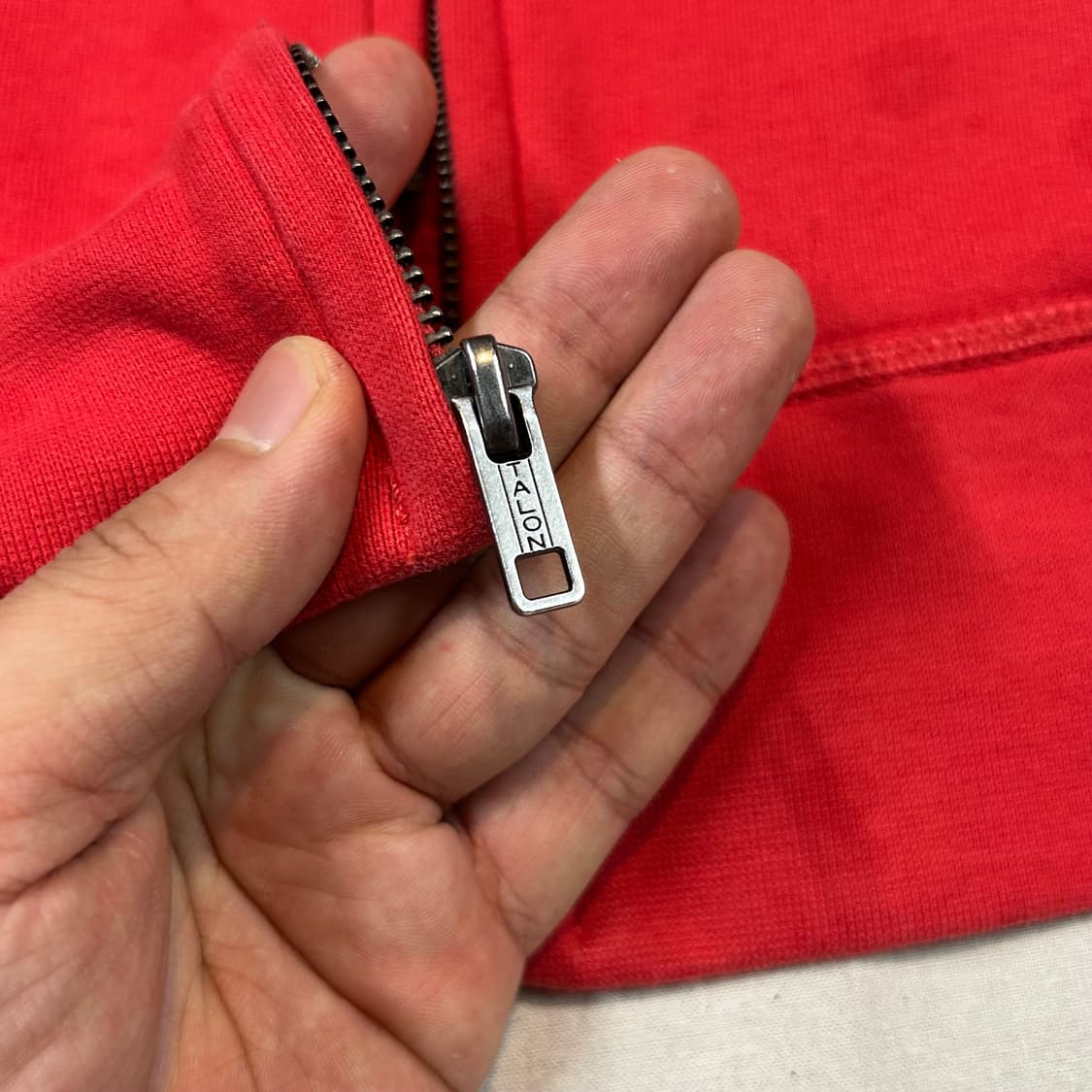 M) 폴로 랄프로렌 레드 후드집업 신형 큐알탭 상품이미지6