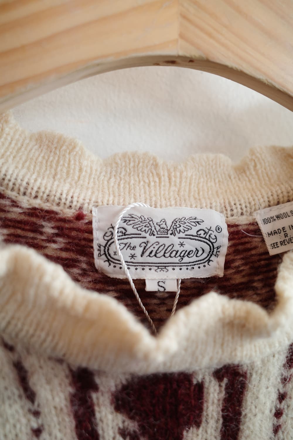 Japan brand 울 니트 베스트 상품이미지2