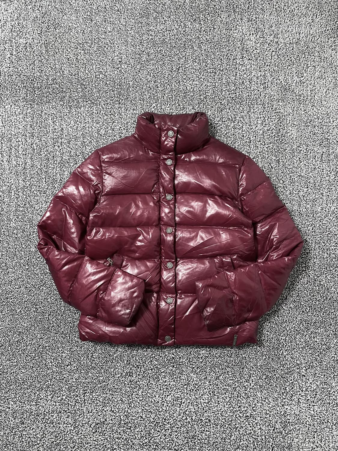 빈티지9. 존 갈리아노 (galliano) 다운 패딩 와인 일본빈티지 상품이미지1