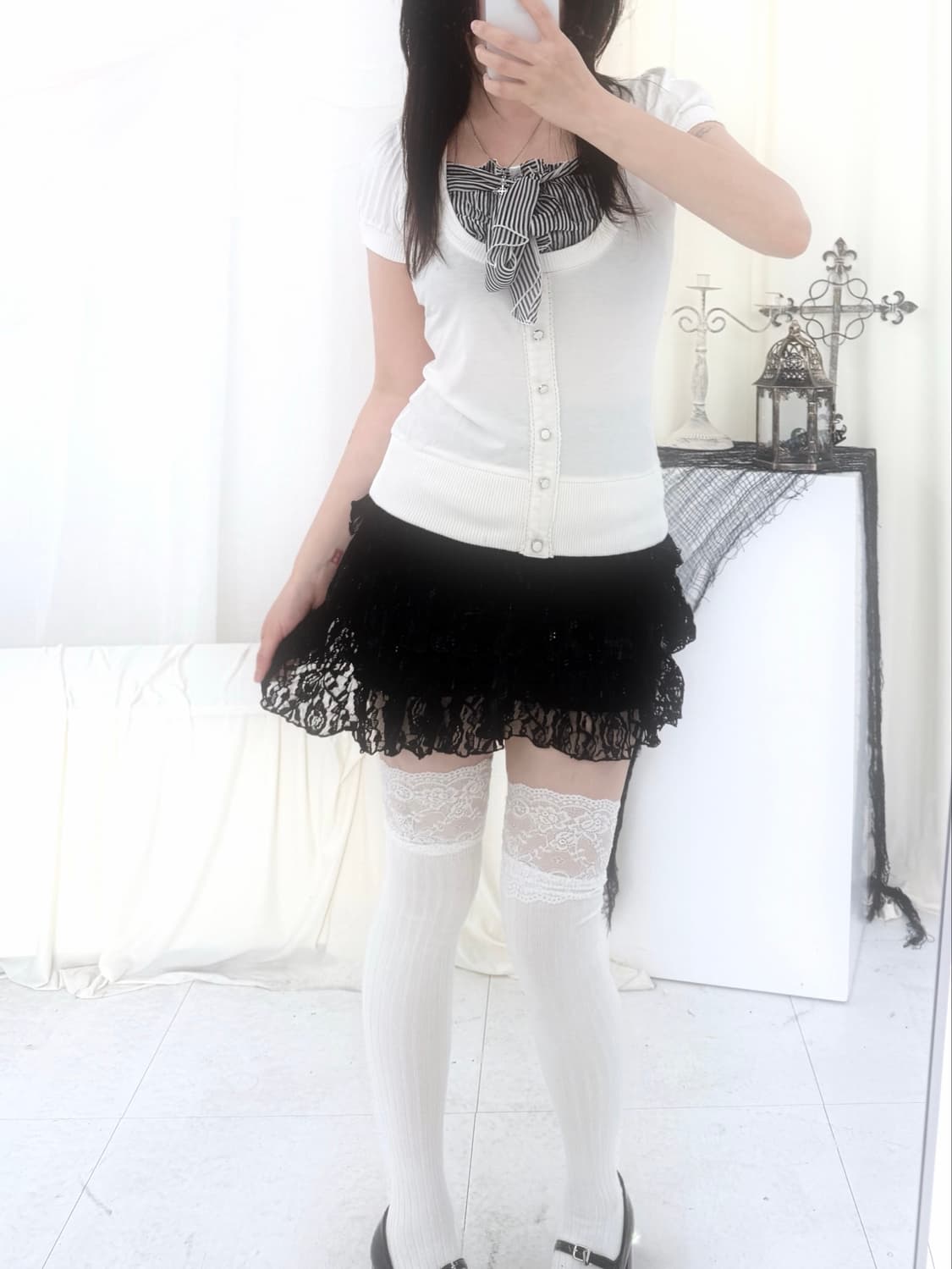 블랙레이스캉캉SK 상품이미지3