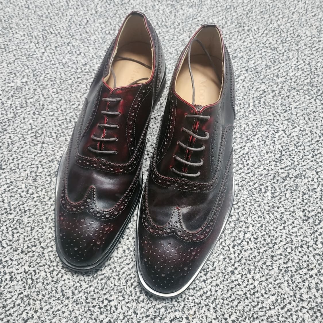 [260] Mook 소가죽 남성 윙팁 구두 상품이미지1