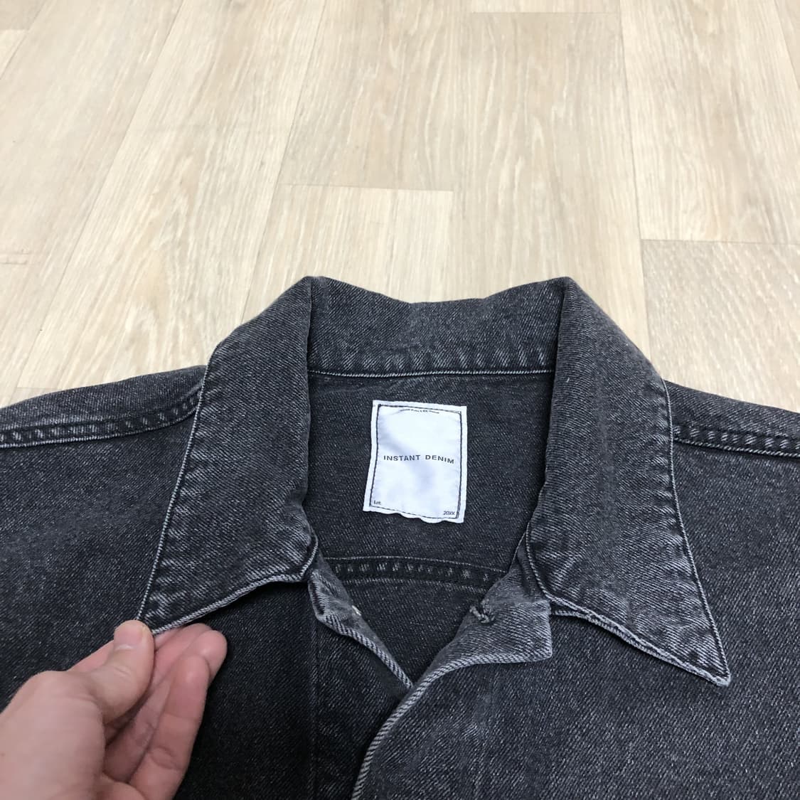 (XL) 브랜디드 BRANDED 2001 슬로우 워커 데님 자켓 블랙 상품이미지5