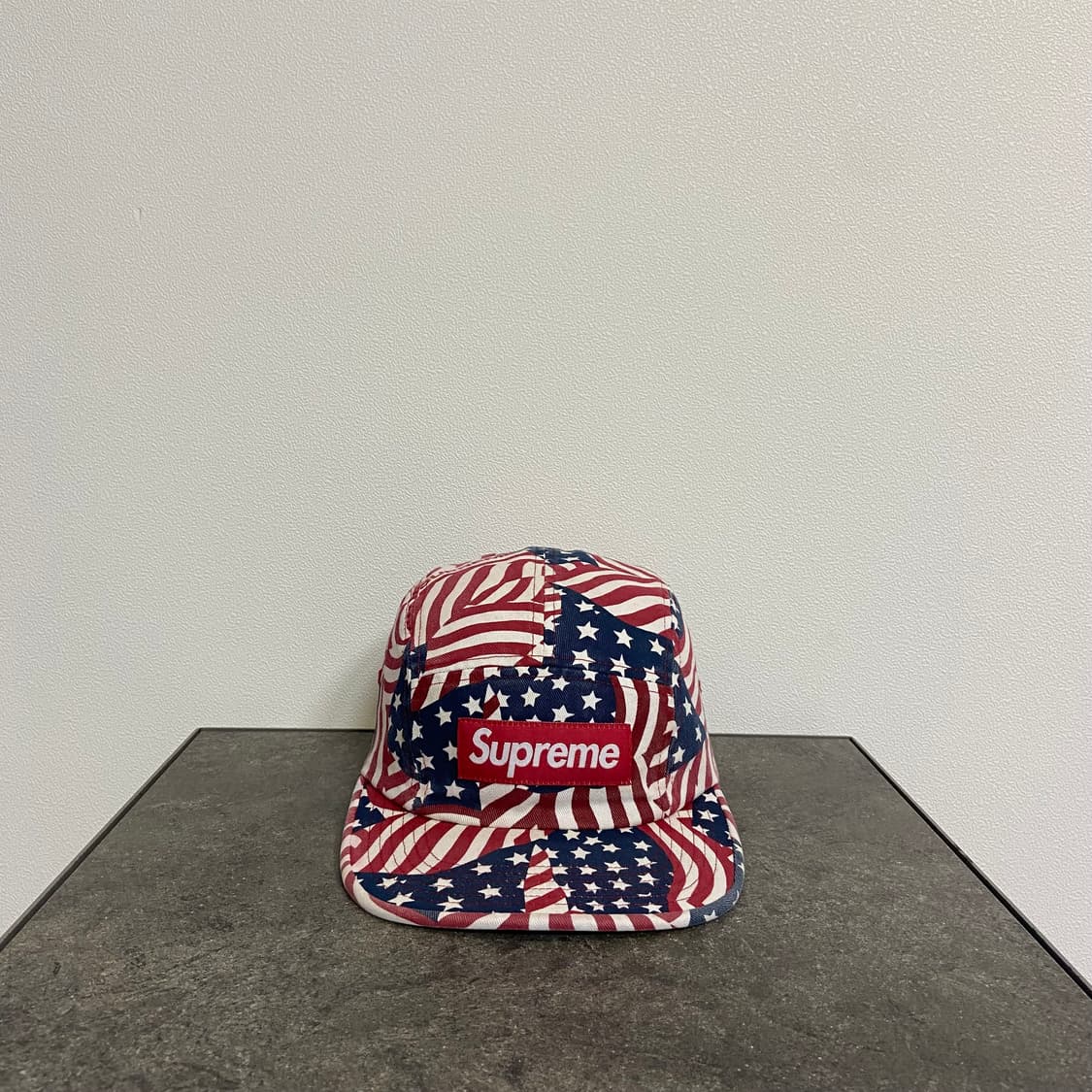 슈프림 박스로고 캠프캡 모자 USA 성조기 상품이미지1