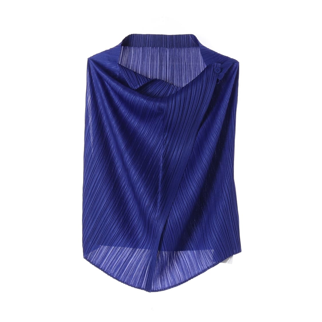 (새상품) 플리츠 플리즈 24SS 플리츠 슬리브리스 탑 네이비 상품이미지1