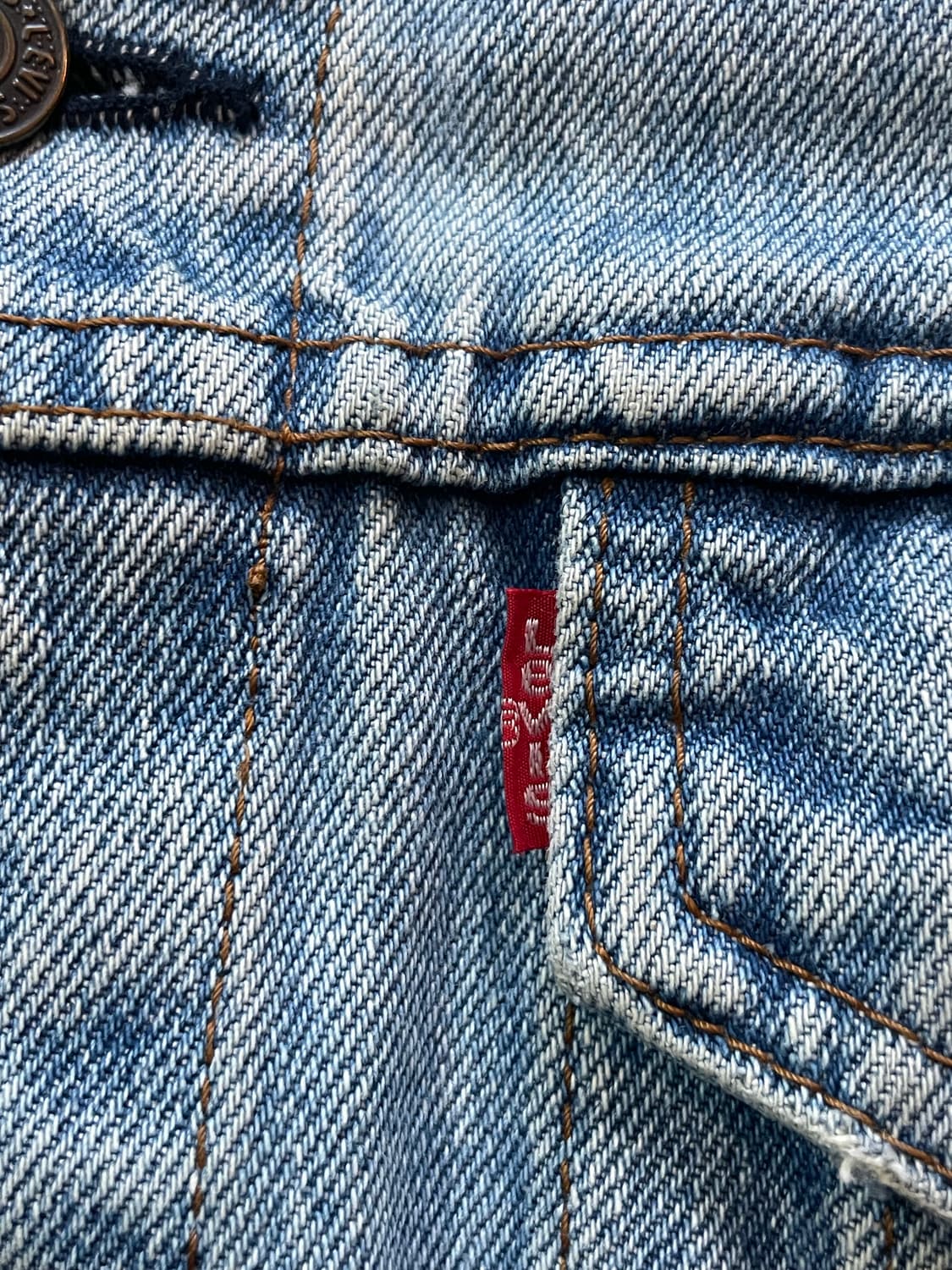 90년대 일본 제작 리바이스 70504 트러커 데님 자켓 상품이미지5