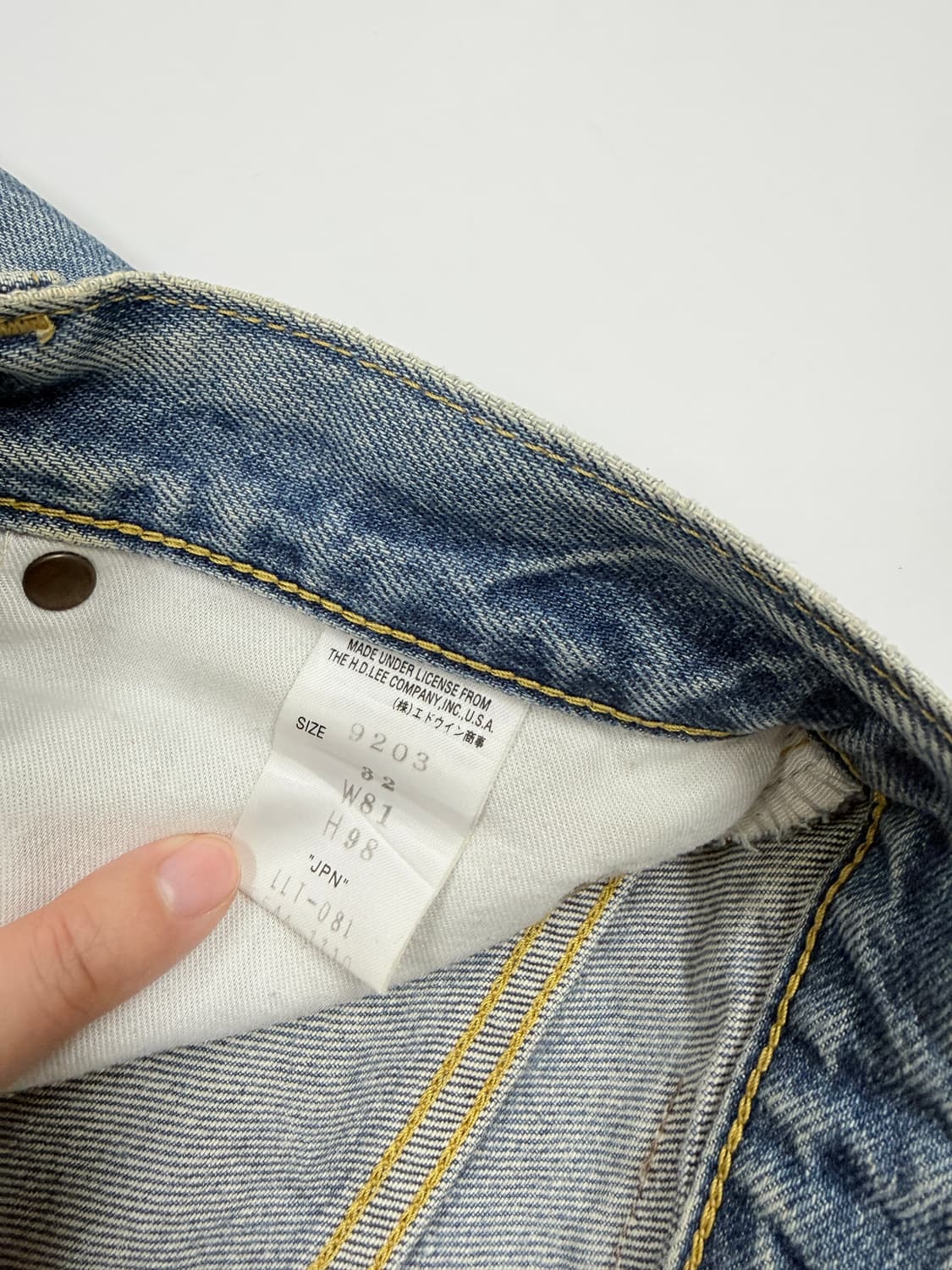 [Lee] japanvintage 데님팬츠 상품이미지5