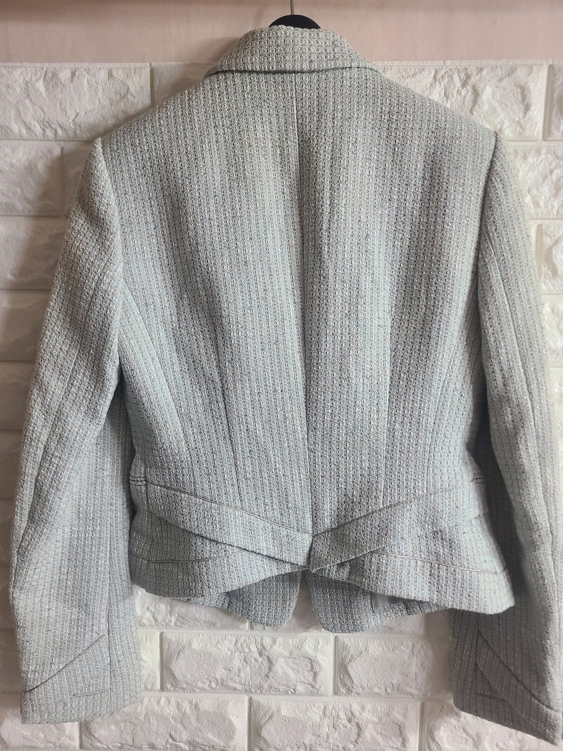 MINE 트위드 자켓 하늘색(55) 상품이미지7