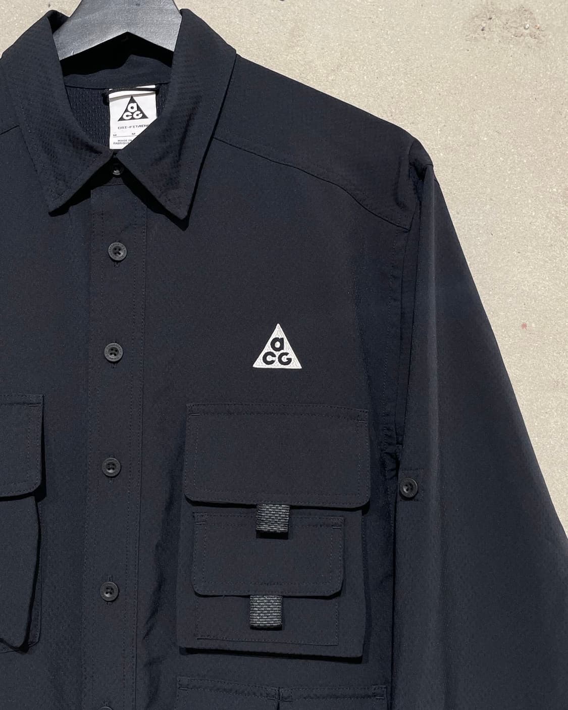 나이키 acg 블랙 uv 데버 스테이션 트레일 포켓 셔츠 상품이미지3