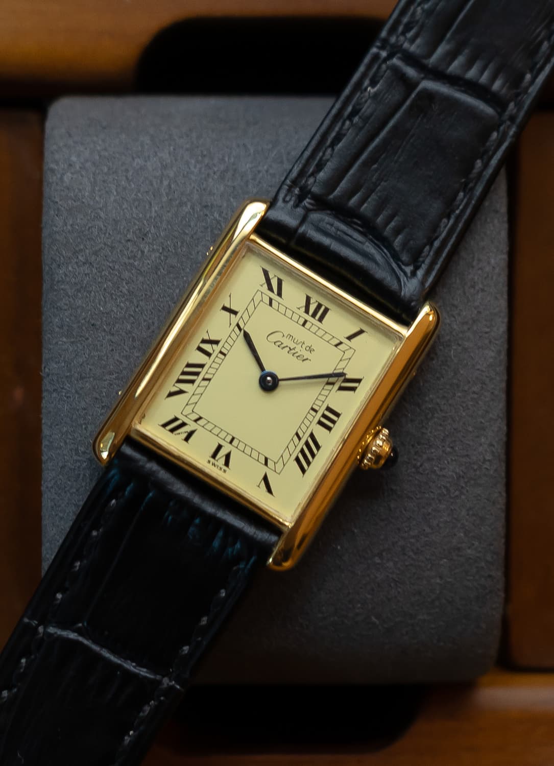 까르띠에 머스트 탱크 lm 쿼츠 빈티지 시계 상품이미지1