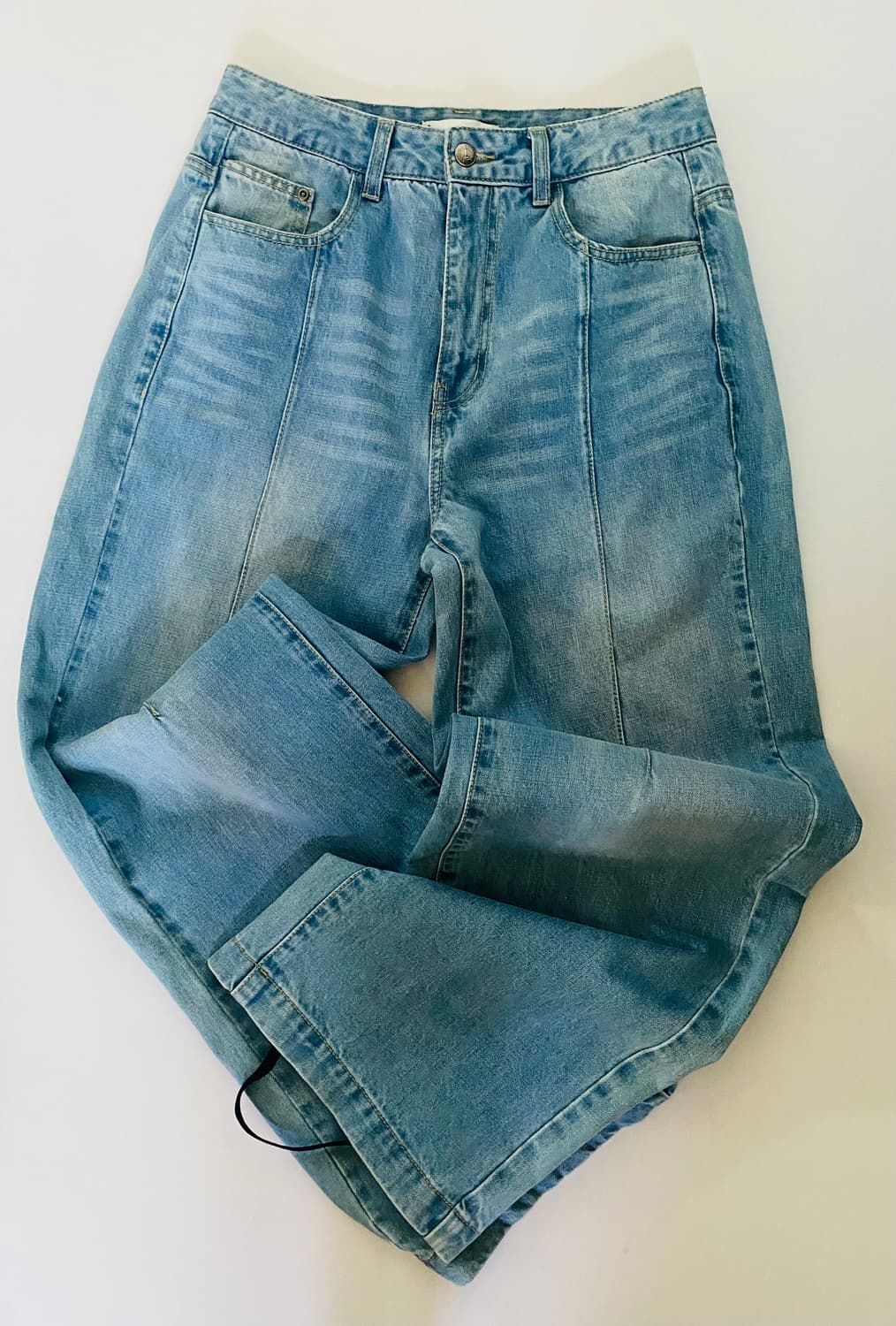 스키즘인듀싱 청바지 RESIZED BAGGY JEANS BLUE 상품이미지3