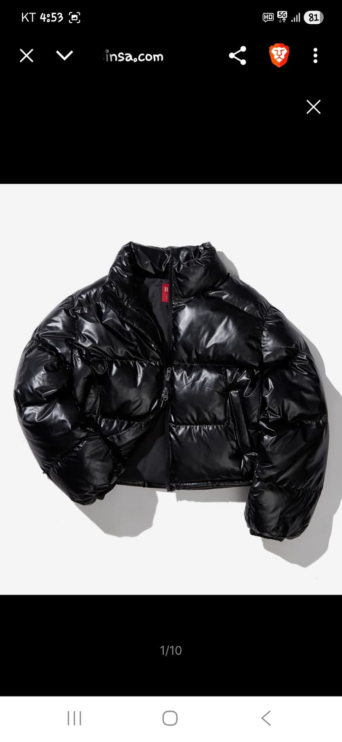 비터셀즈 글로시 푸퍼 투웨이 크롭 패딩 프리 상품이미지7