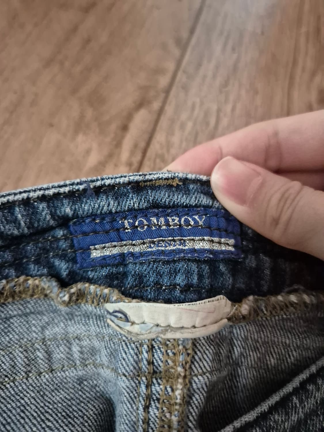 톰보이 빈티지 데님 스커트 상품이미지5