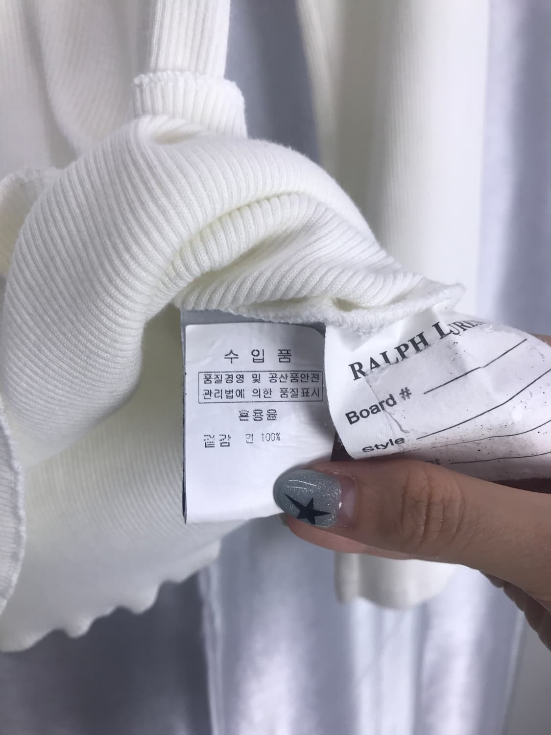 Ralph Lauren white collar top 상품이미지7