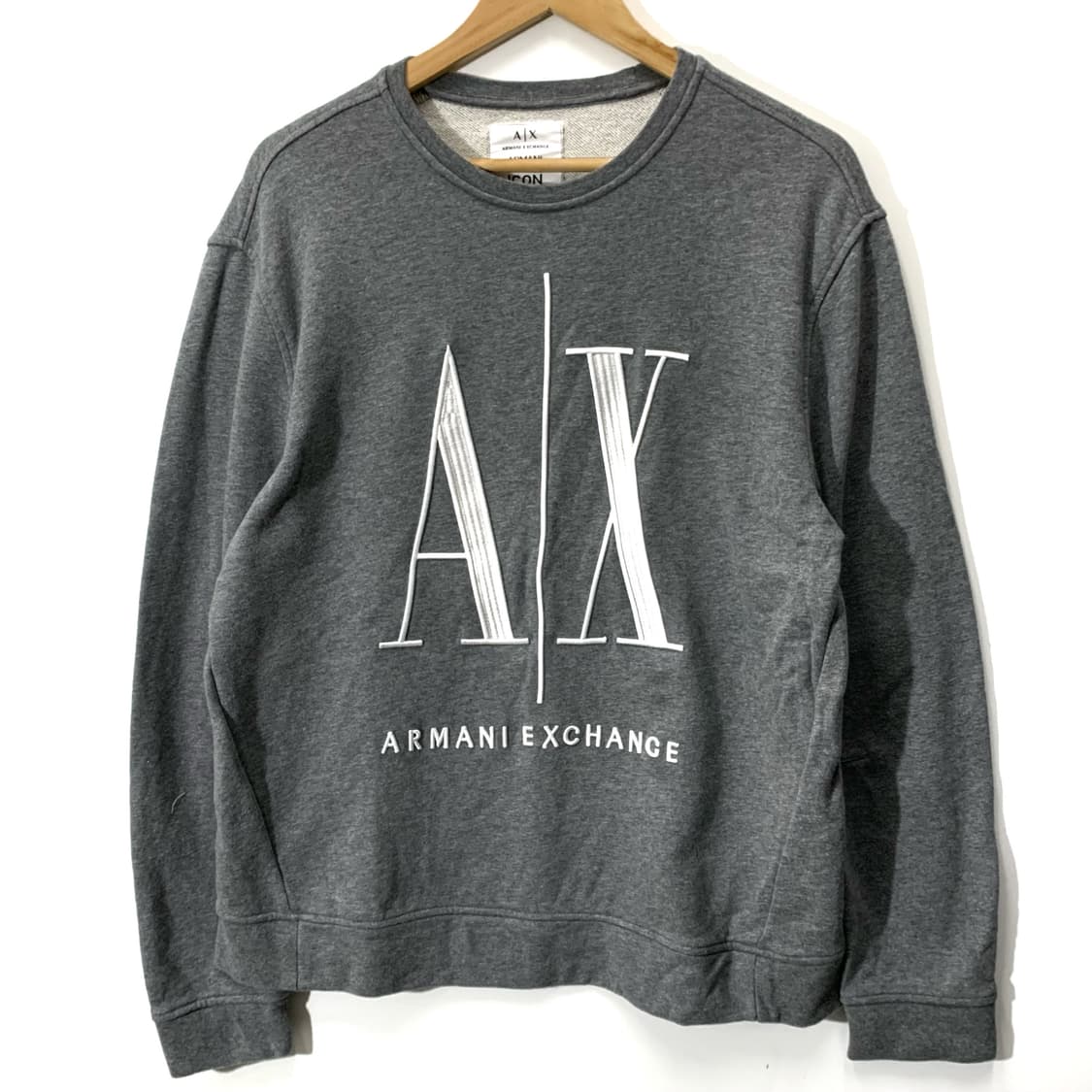 아르마니 익스체인지 자수로고 맨투맨 상품이미지1