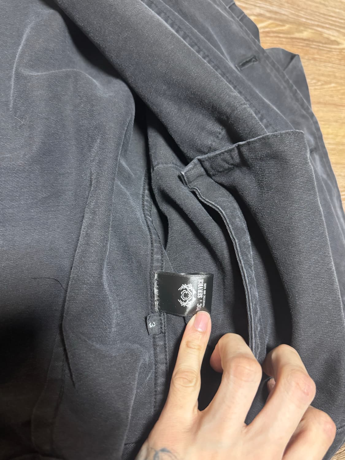 Pog service MILITARY TRUCKER JACKET 상품이미지6