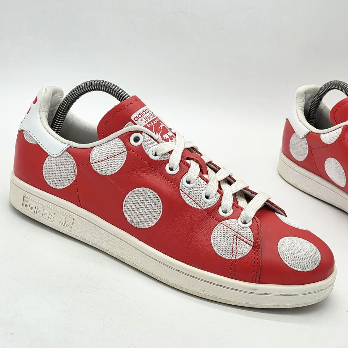 아디다스 x 퍼렐 윌리엄스 스탠스미스 도트 레드 (265) 상품이미지5