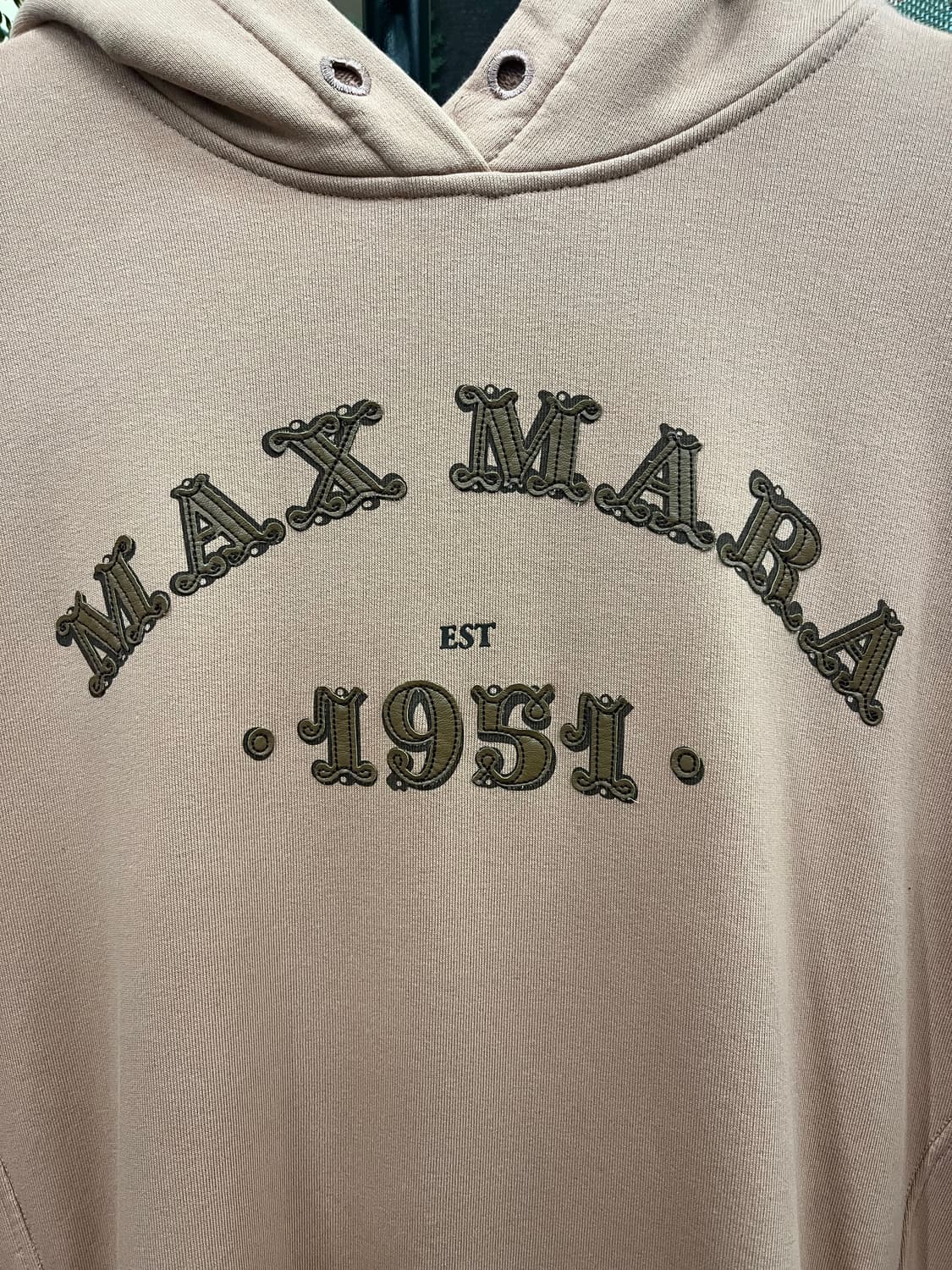 막스마라 아디토 코튼 후드 파우더 핑크 #csz727 상품이미지3