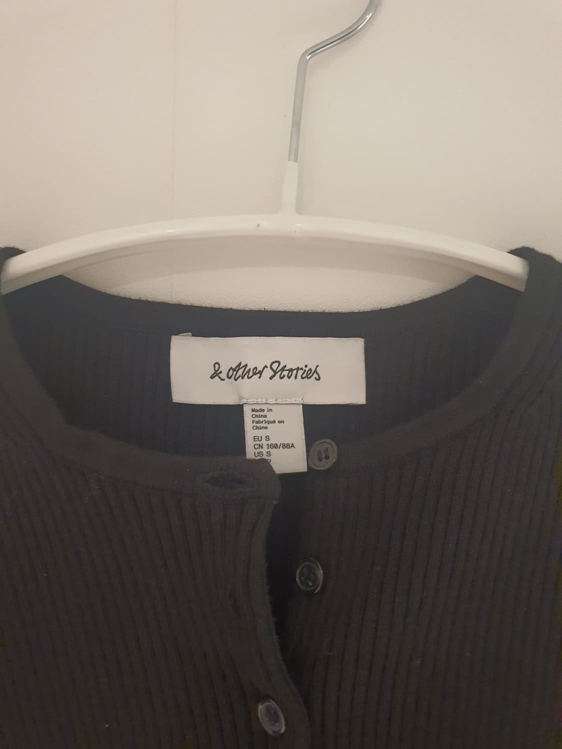 앤아더스토리즈 가디건 (블랙) 상품이미지2