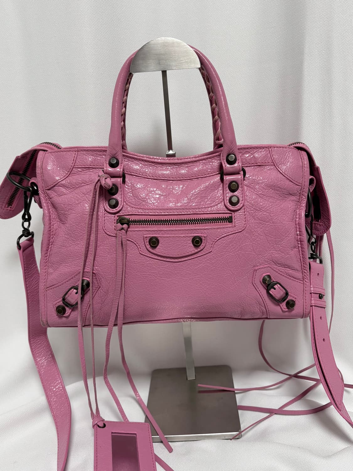 발렌시아가 시티 모터 스몰 핑크 상품이미지1