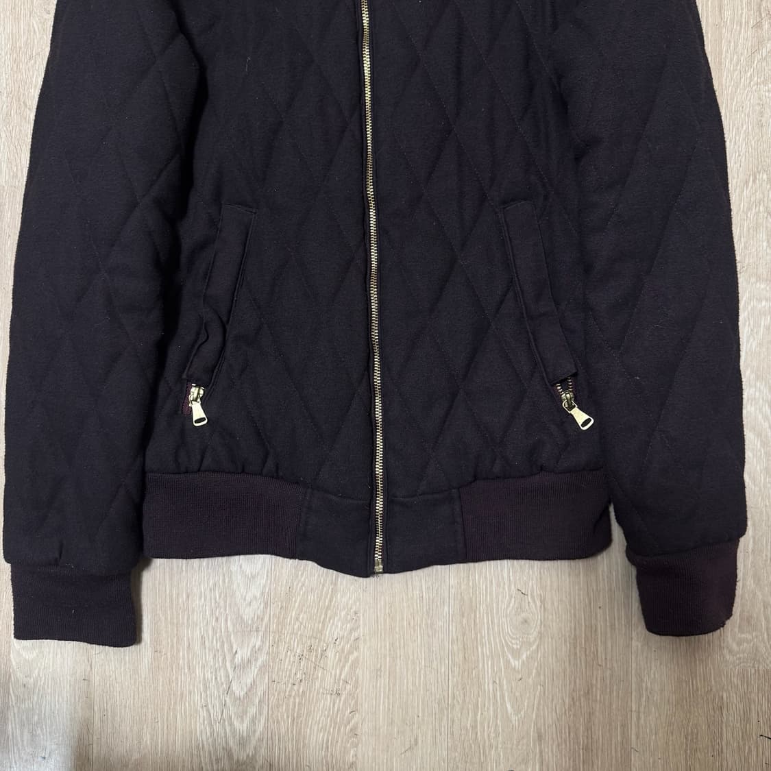 H&M 에이치앤엠 남성 모직 퀼팅자켓 S/90  상품이미지3