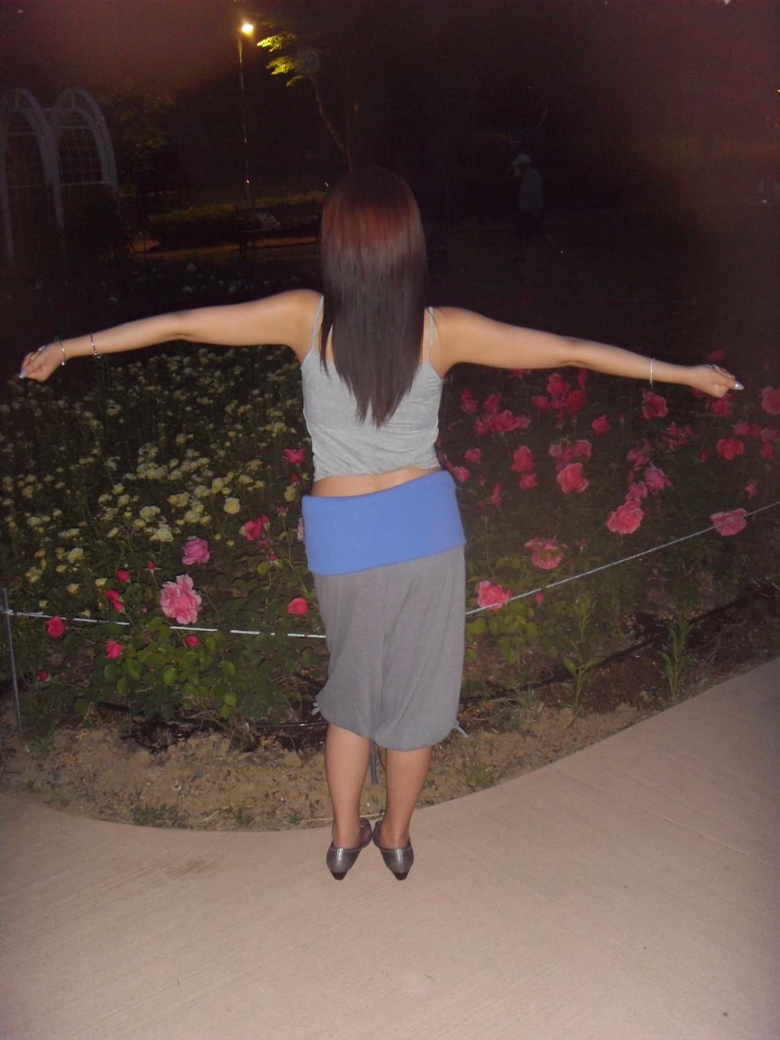 Foldover capris (blue) 상품이미지3