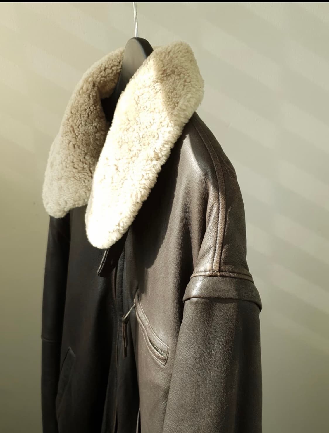 BMW 레더 봄버자켓(엘크스킨) 상품이미지2