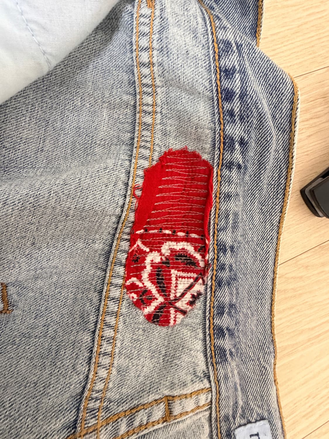 마더스파더 24fw 다트데님팬츠 4 상품이미지7