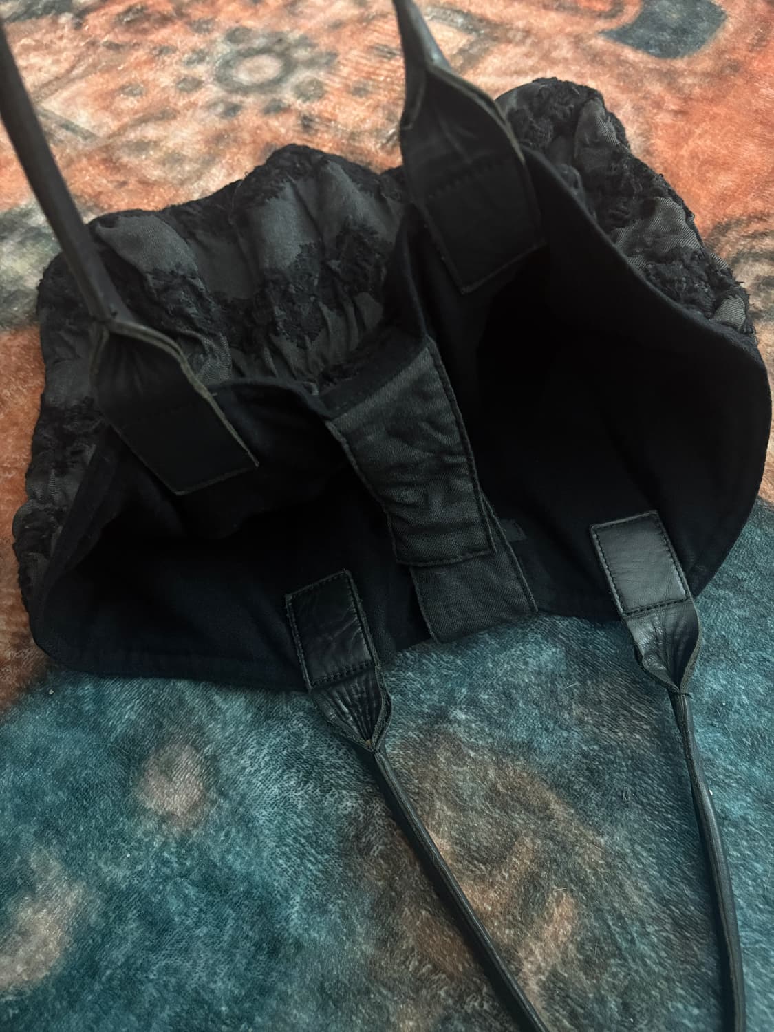 TTF✳️요지야마모토 느와르 플라워 토트백 상품이미지8