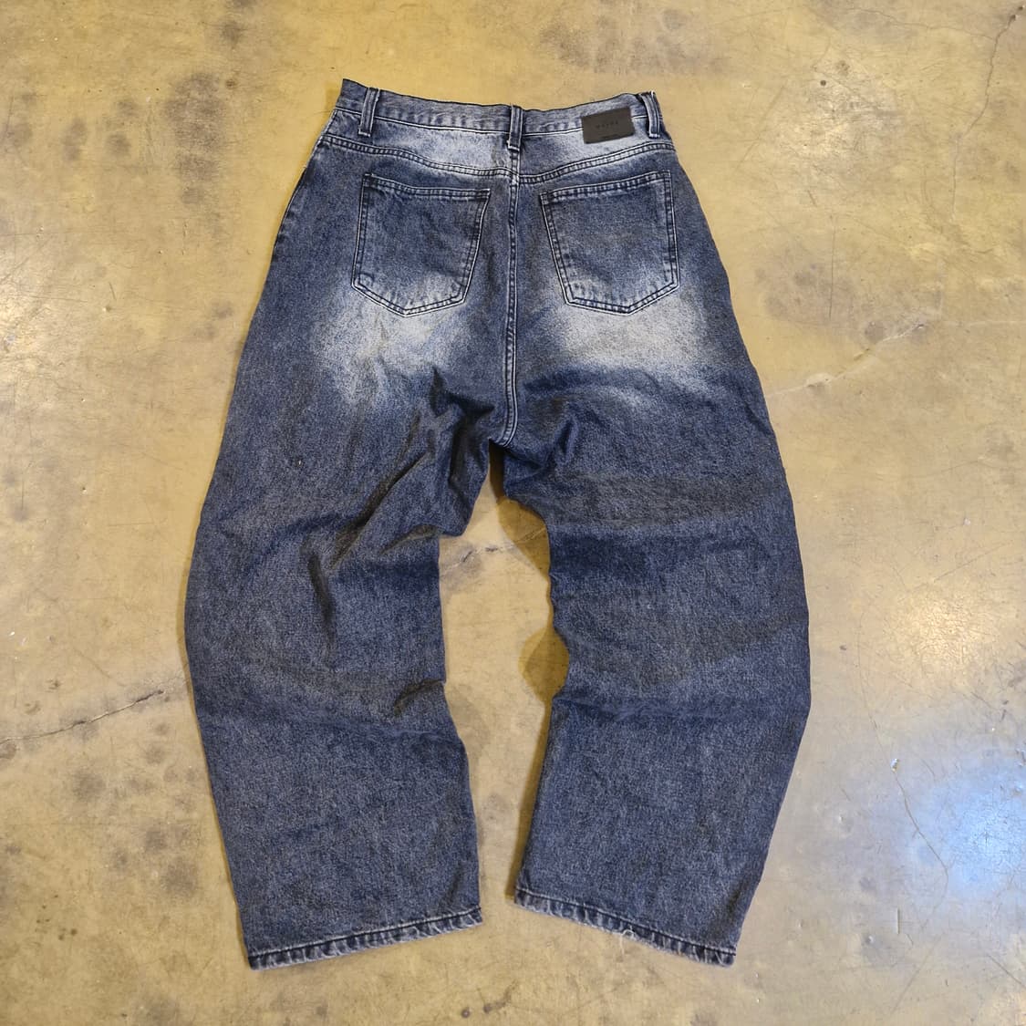 세미 벌룬 와이드핏 데님 32~33인치 상품이미지5