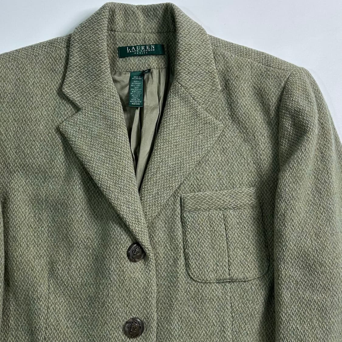 로렌 랄프로렌 트위드 블레이저 자켓  상품이미지3