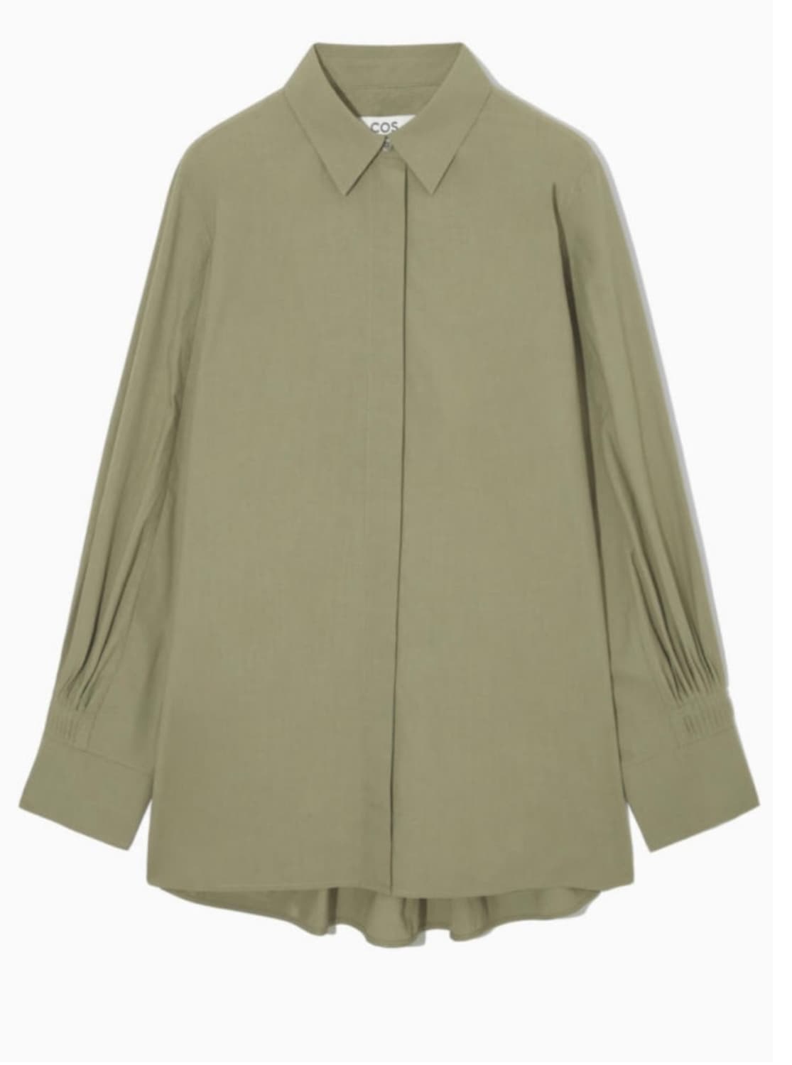 Cos 플리티드 포플린 셔츠 32(새상품) 상품이미지1