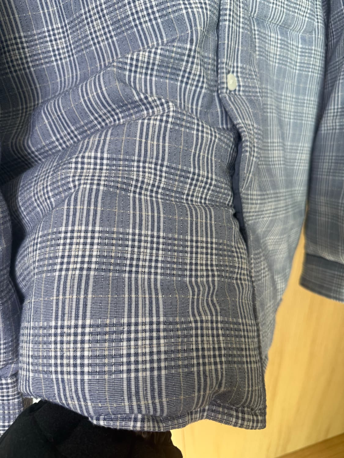 stu 패딩셔츠 패디드 셔츠 L 구스다운 상품이미지5