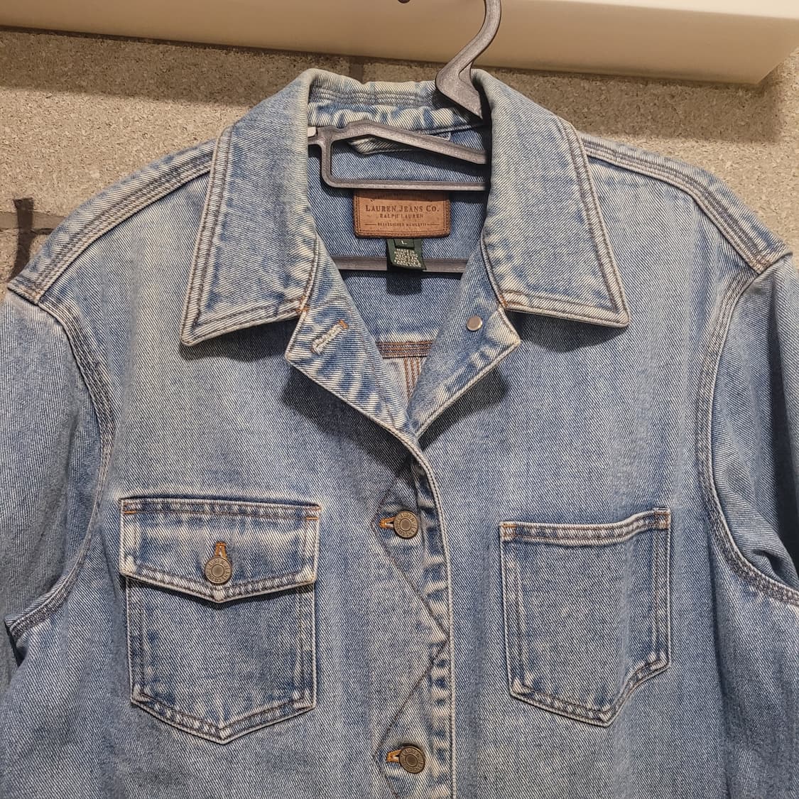 폴로 랄프로렌 데님 초어 자켓 L 상품이미지3