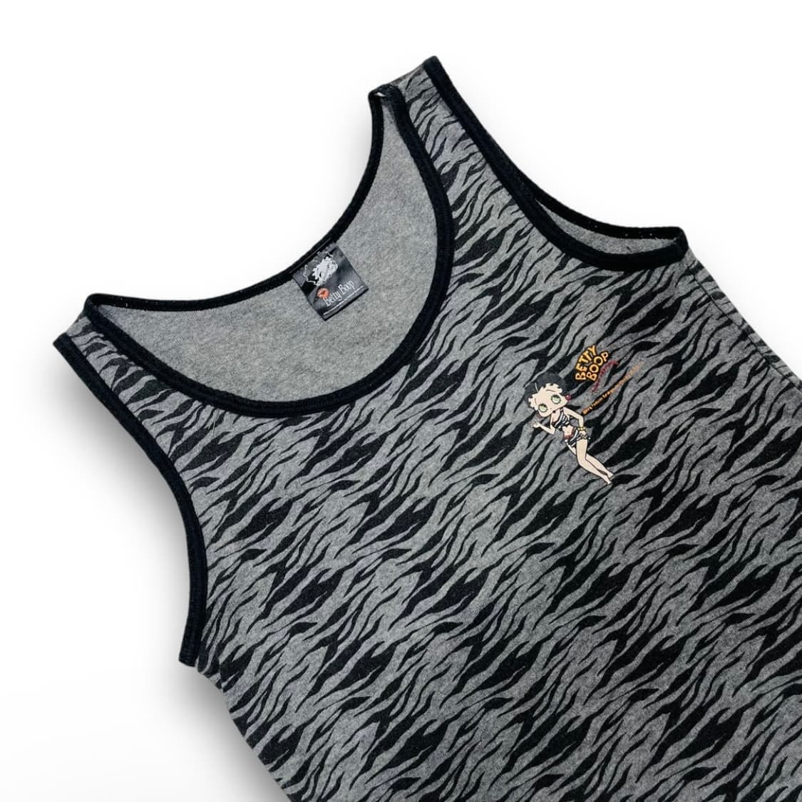 베티 붑 섹시 걸 레오파드 슬리브리스 나시 상품이미지2