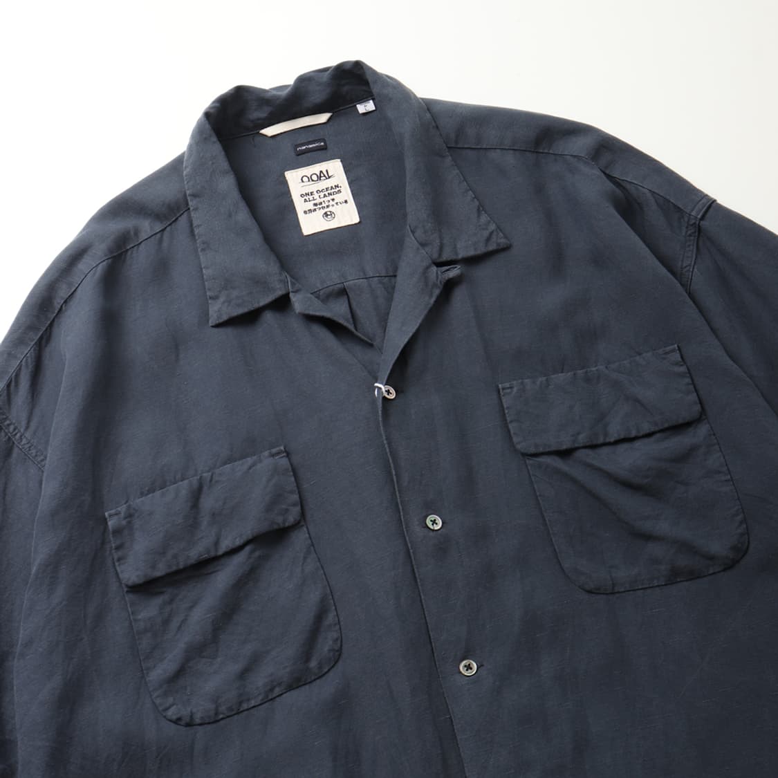 nanamica Open Collar Cupra Hemp Shirt 상품이미지5