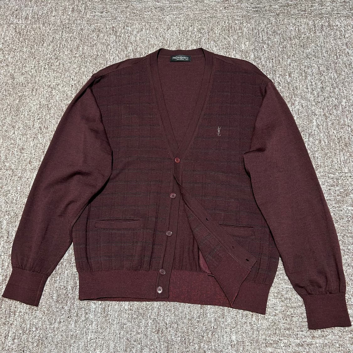 XL) YSL 입생로랑 입생로랑 니트 가디건 상품이미지1
