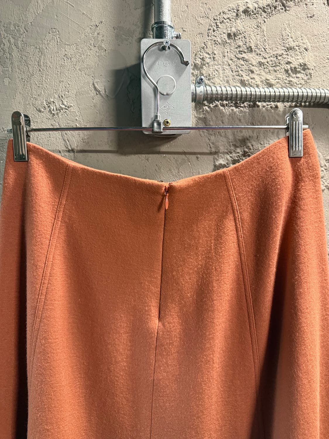 띠어리 럭스 theory 울 플레어 미디 스커트 오렌지 040 상품이미지5